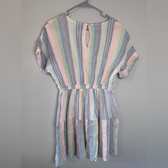Anthropologie Dolan Left Coast Collection Short Sleeve Striped mini Dress small - Picture 9 of 10